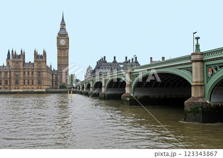 Thames Big Ben Thames Big Ben 123343867