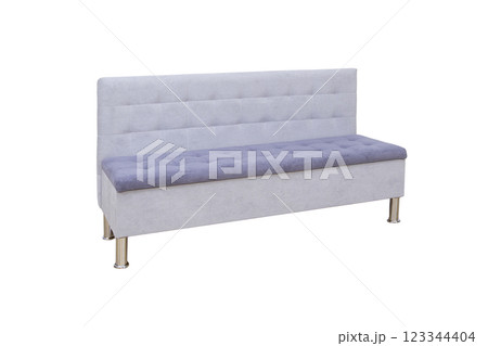 Kitchen sofa isolated on white background. Cushioned furniture. Kitchen sofa isolated on white background. Cushioned furniture. 123344404