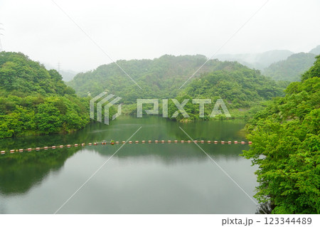 梨水湖(東郷ダム・重力式コンクリートダム) 梨水湖(東郷ダム・重力式コンクリートダム) 123344489