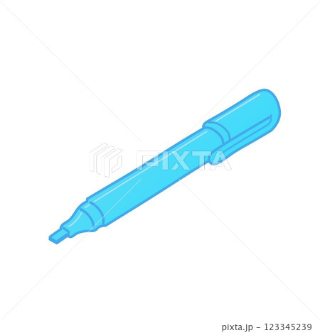 蛍光ペンのイラスト 123345239