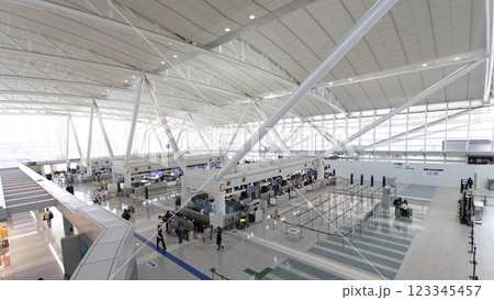passenger terminal inside Fukuoka airport. it is the main airport in Kyushu island passenger terminal inside Fukuoka airport. it is the main airport in Kyushu island 123345457