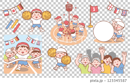 小學運動會插圖集 123345587