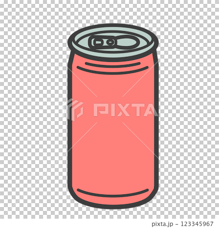 Simple illustration of an aluminum can 123345967