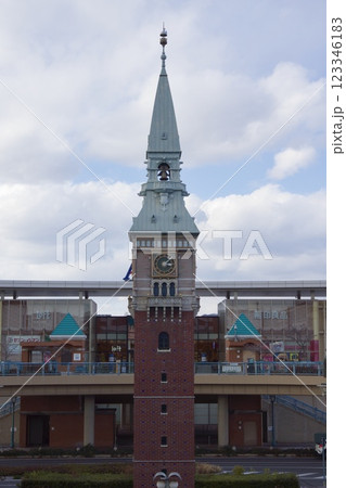 倉敷の風景 駅前 北口 倉敷の風景 駅前 北口 123346183