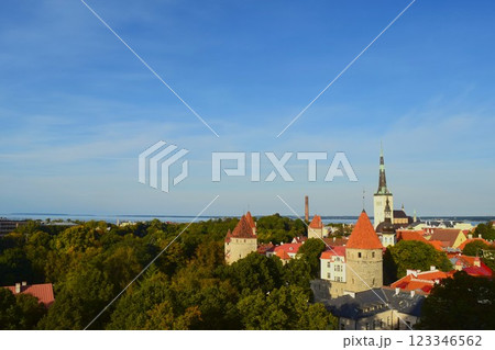 エストニア タリンの旧市街 エストニア タリンの旧市街 123346562