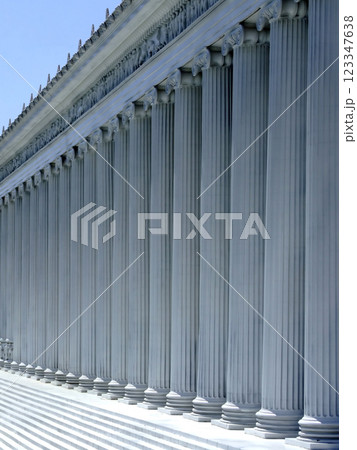 Roman style columns 123347638