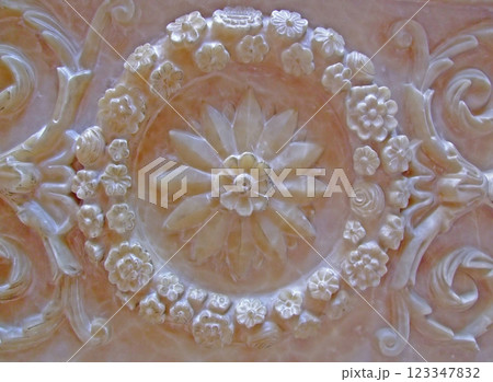 Marble ornament Marble ornament 123347832