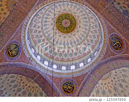 Mosque ceiling Mosque ceiling 123347850