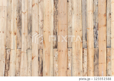 Natural Wooden Plank Wall, Background Texture 123351588