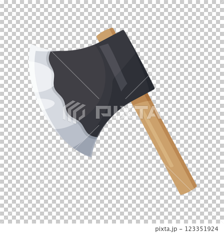 かわいい斧のイラスト 123351924