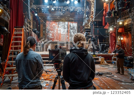 Exploring the Intricacies and Magic of a Theater Production Behind the Scenes 123352405