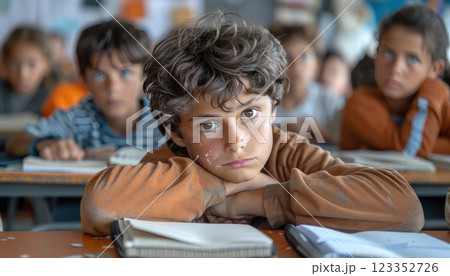 A Student with a Sad Look: Inner Reflection and Hope A Student with a Sad Look: Inner Reflection and Hope 123352726