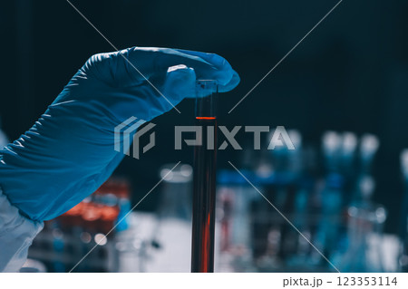 Researchers working in the clinical laboratory Researchers working in the clinical laboratory 123353114