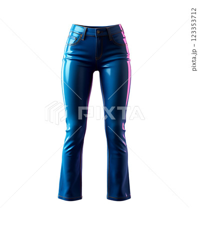 Cartoon style long jeans 123353712
