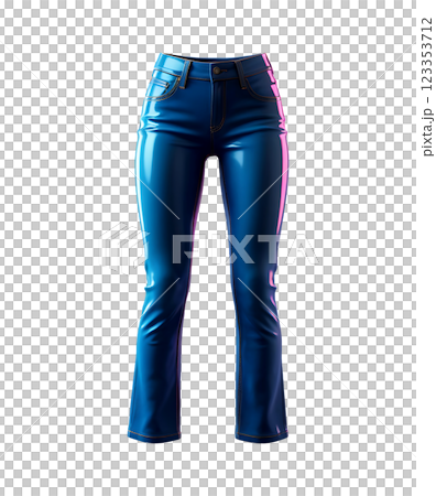 Cartoon style long jeans 123353712