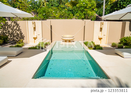 Modern Spa and massage room in Maldives resort Modern Spa and massage room in Maldives resort 123353811