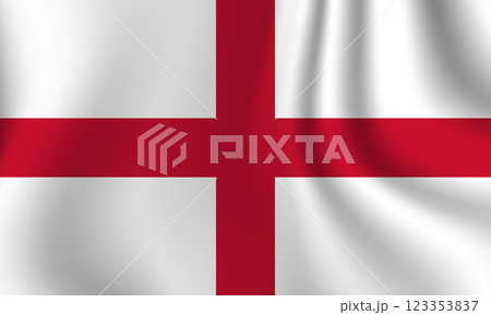 Flag of England. English national symbol in official colors. Template icon. Abstract vector background 123353837