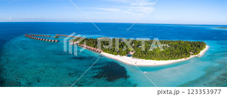 Aerial views of Gaafu Dhaalu Atoll Maguhdhuvaa Island, Maldives Aerial views of Gaafu Dhaalu Atoll Maguhdhuvaa Island, Maldives 123353977