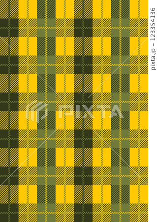Black and green Scotland textile seamless pattern. Fabric texture check tartan plaid. Abstract geometric background for cloth, fabric. Monochrome graphic repeating design. Modern squared ornament. 123354136