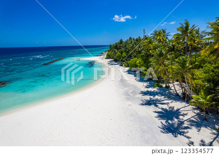 View of Fulidhoo island in the Maldives View of Fulidhoo island in the Maldives 123354577