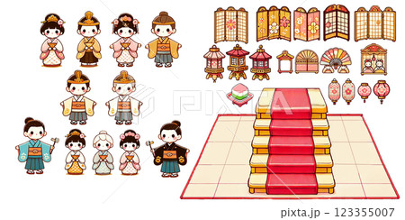 ひなまつり飾り 123355007