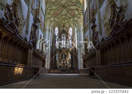 Benedictine Monastery in Kladruby by Jan Blazej Santini Aichel and Kilian Ignac Dientzenhofer, Plzen Region, Czech Republic Benedictine Monastery in Kladruby by Jan Blazej Santini Aichel and Kilian Ignac Dientzenhofer, Plzen Region, Czech Republic 123355842