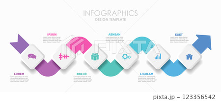 Infographic design template with place for your data. Vector illustration. Infographic design template with place for your data. Vector illustration. 123356542