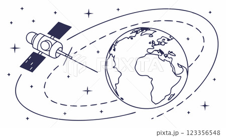 global communication icons with earth 123356548