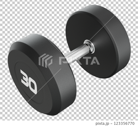 Blank Round Rubber Dumbbell with number 30, weightlifting gym equipment Blank Round Rubber Dumbbell with number 30, weightlifting gym equipment 123356770