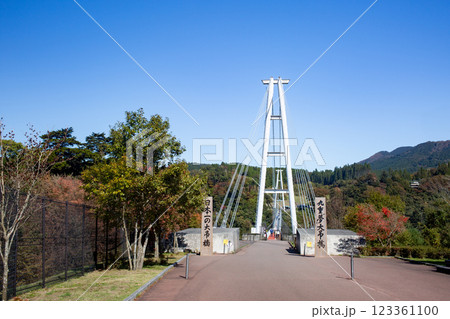 紅葉と九重“夢”大吊橋 紅葉と九重“夢”大吊橋 123361100