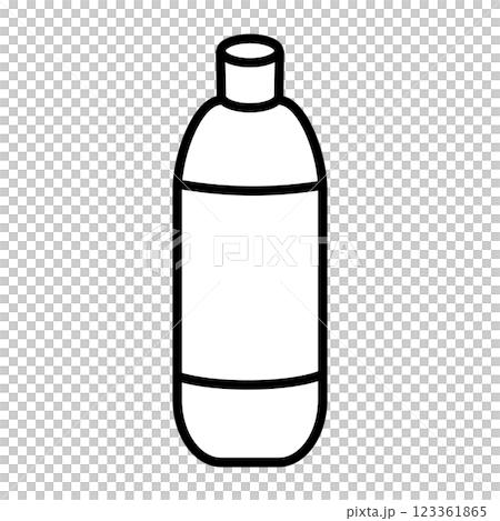 Plastic bottle drink icon illustration Plastic bottle drink icon illustration 123361865