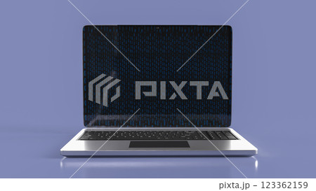 The Notebook on Blue Background for Business Concept 3d Rendering. The Notebook on Blue Background for Business Concept 3d Rendering. 123362159