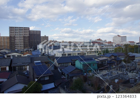 倉敷の風景 阿智神社 鶴形山 倉敷の風景 阿智神社 鶴形山 123364833