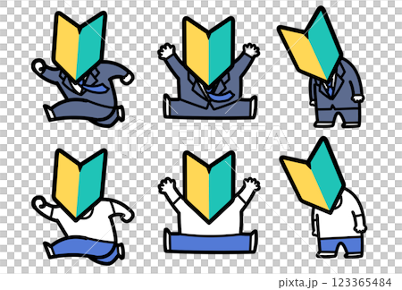 初學者標記人動作各種設置 123365484