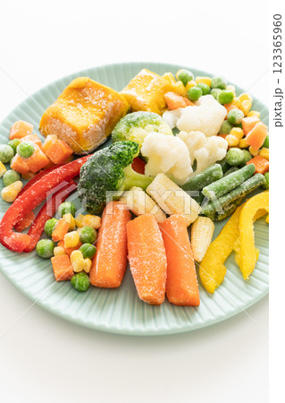 冷凍野菜 野菜の冷凍保存 冷凍野菜 野菜の冷凍保存 123365960