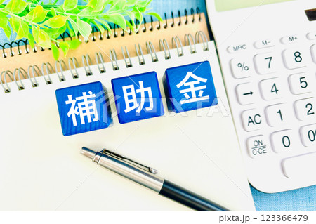 もらえる補助金の額を計算するイメージ 123366479