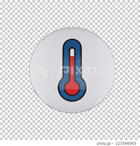 thermometer icon glossy white bubble thermometer icon glossy white bubble 123366985