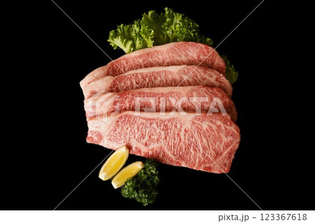 黒毛和牛サーロインステーキ 黒毛和牛サーロインステーキ 123367618