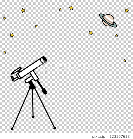 天文觀測插圖（彩色） 123367638