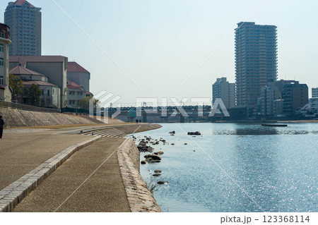 阪急電鉄今津線鉄橋 123368114