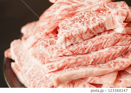 黒毛和牛特選カルビ切り落とし 黒毛和牛特選カルビ切り落とし 123368147