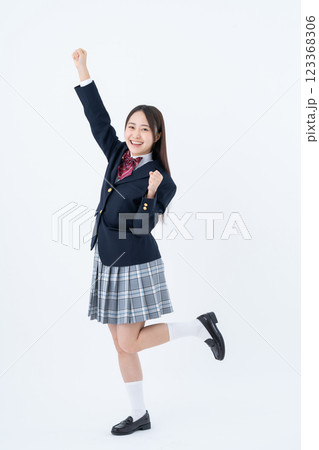 喜ぶ女子高生 喜ぶ女子高生 123368306