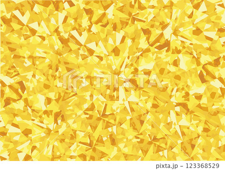 宝石のようなキラキラした抽象的な黄色いイメージ-トパーズ風 宝石のようなキラキラした抽象的な黄色いイメージ-トパーズ風 123368529