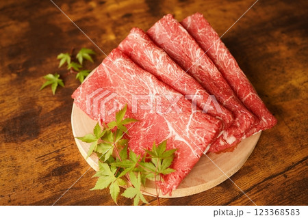 黒毛和牛特選赤身スライス 123368583