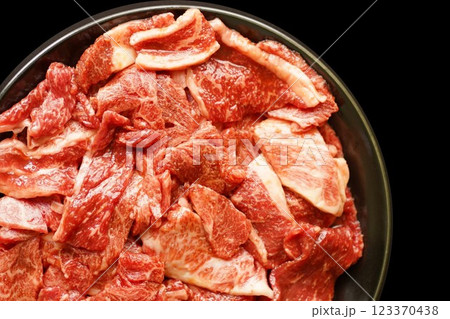 黒毛和牛カルビ切り落とし 黒毛和牛カルビ切り落とし 123370438