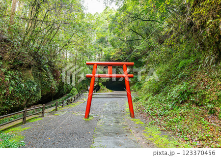 鹿児島県曽於市　神秘的な場所として有名な溝ノ口洞穴 123370456