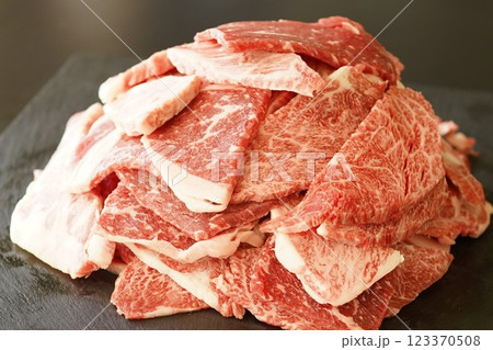 黒毛和牛カルビ切り落とし 黒毛和牛カルビ切り落とし 123370508