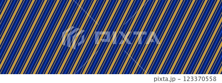 Seamless diagonal stripe pattern. Dark blue oblique line background for textile design, fabric swatch, scarf cloth, suit print. Masculine navy colored repeating wallpaper. Vector backdrop 123370558