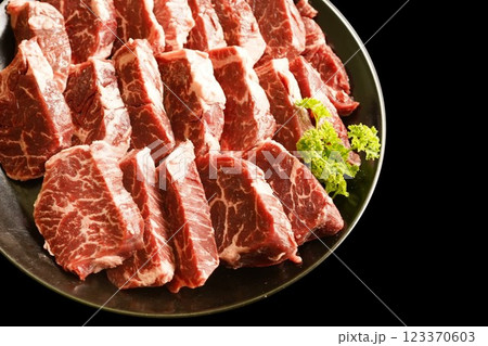 牛ハラミの焼肉 牛ハラミの焼肉 123370603