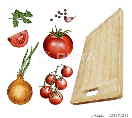 Set of Vegetable Cutting Board Set of Vegetable Cutting Board 123371281